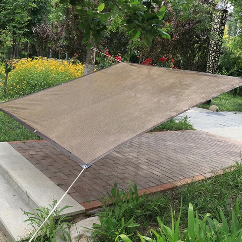 Outdoor Anti-UV Shadow Mesh Awning Tarp for Car Tent