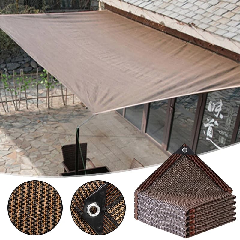 Outdoor Anti-UV Shadow Mesh Awning Tarp for Car Tent - image 2