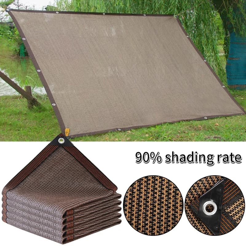 Outdoor Anti-UV Shadow Mesh Awning Tarp for Car Tent - image 5