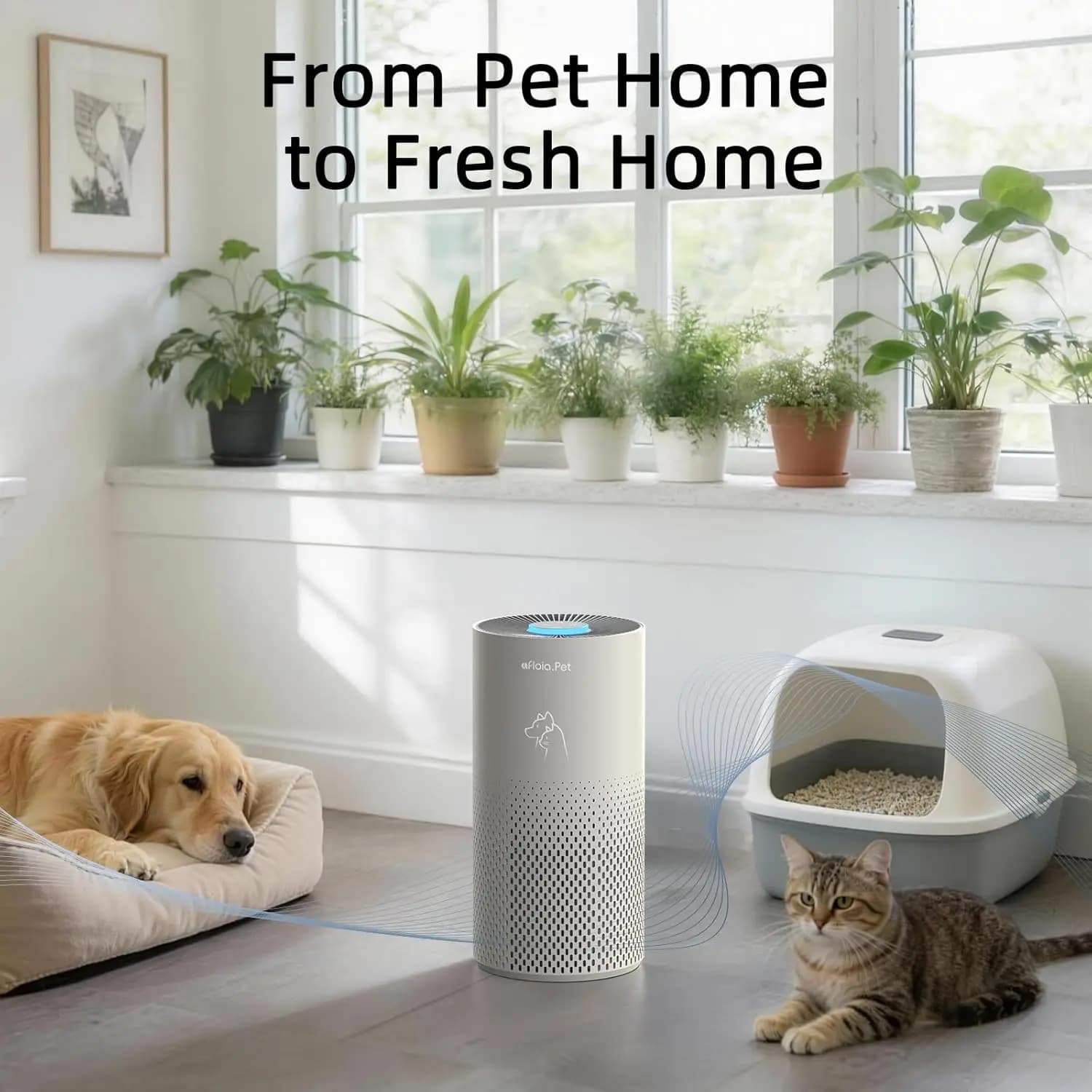 Affordable 5-in-1 HEPA Air Purifier for Bedroom & Pets - image 4