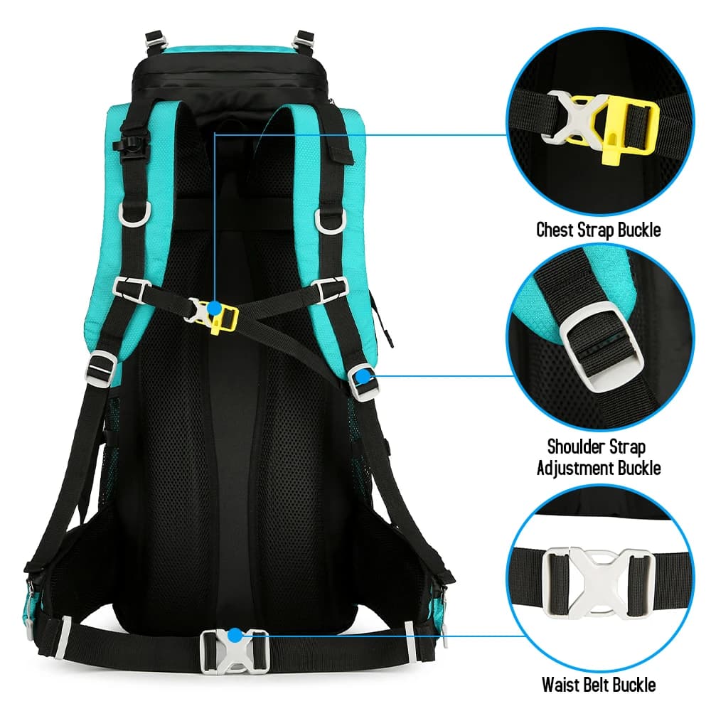 60L Waterproof Camping Backpack - Best Cheap Hiking Gear - image 4