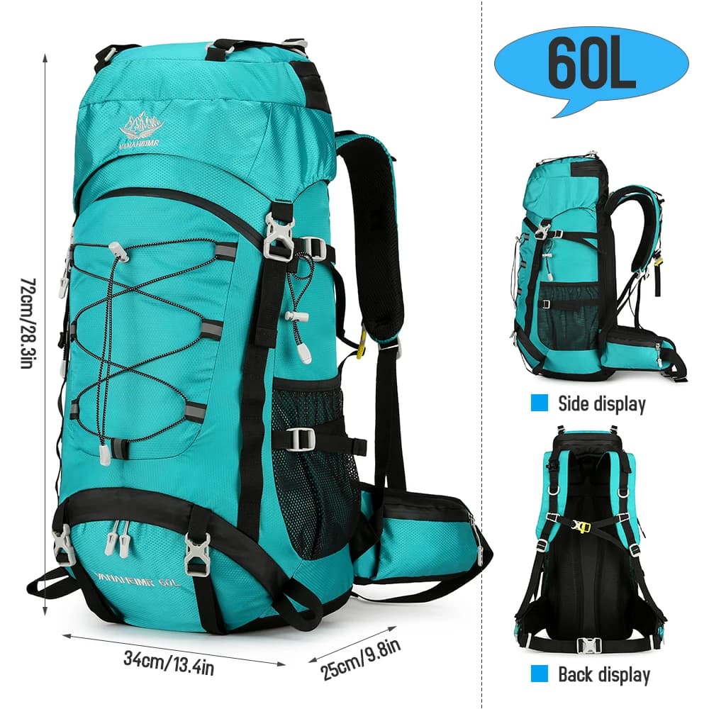 60L Waterproof Camping Backpack - Best Cheap Hiking Gear - image 5