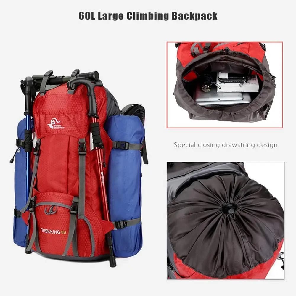 Durable 60L Hiking Backpack – Perfect for Outdoor Adventures - image 5