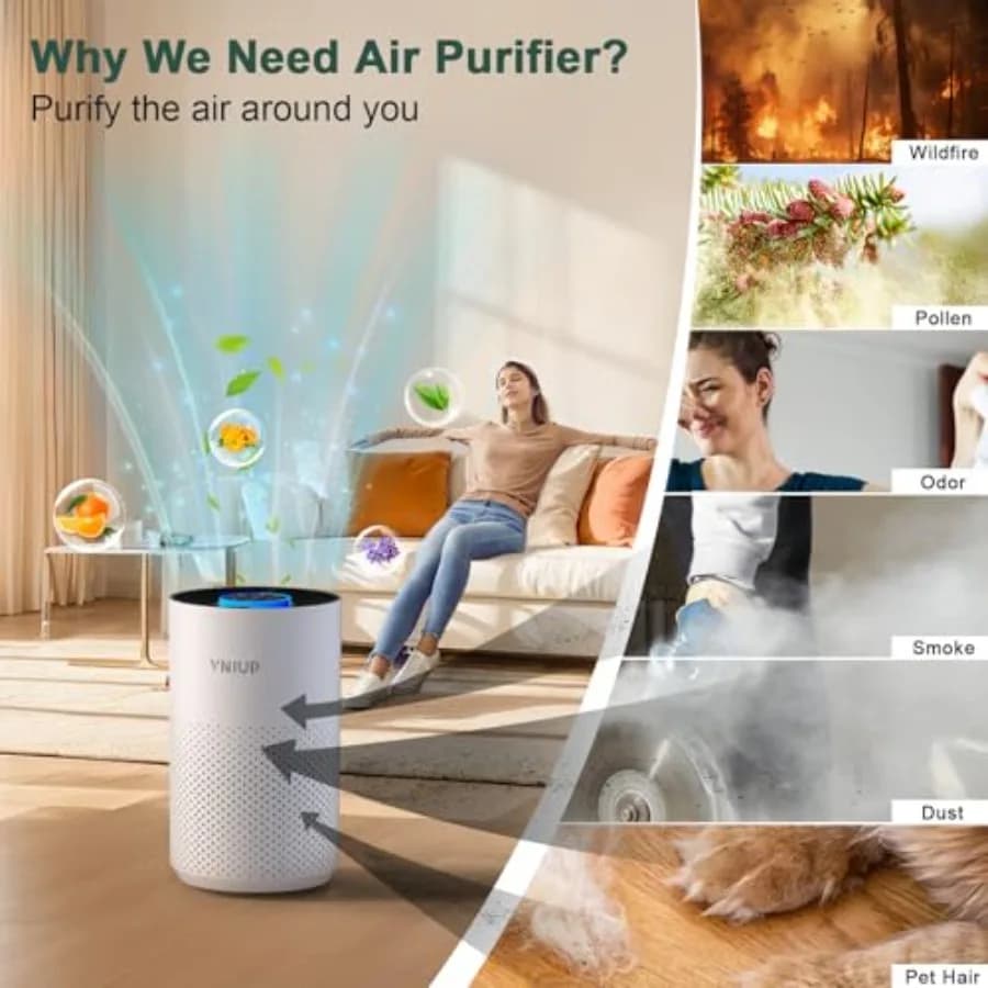 Air Purifiers H14 True HEPA for Bedroom - $35.1 - image 4