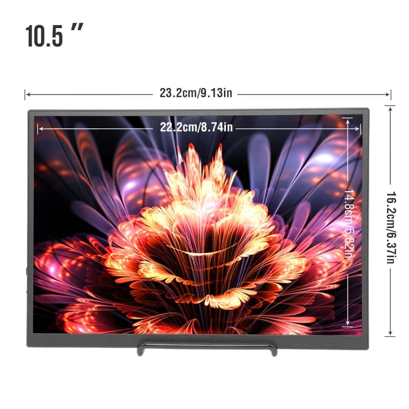 Anmite 10.5-Inch Portable Monitor - Ideal for Gamers & Professionals - image 2