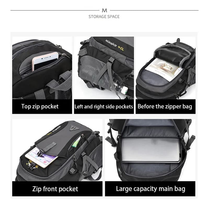 Anti-theft Waterproof Backpack for Outdoor Adventures - image 5