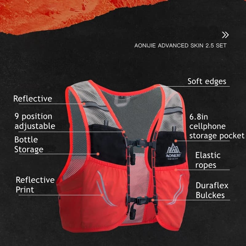 AONIJIE C932 Lightweight Running Backpack Vest - image 4