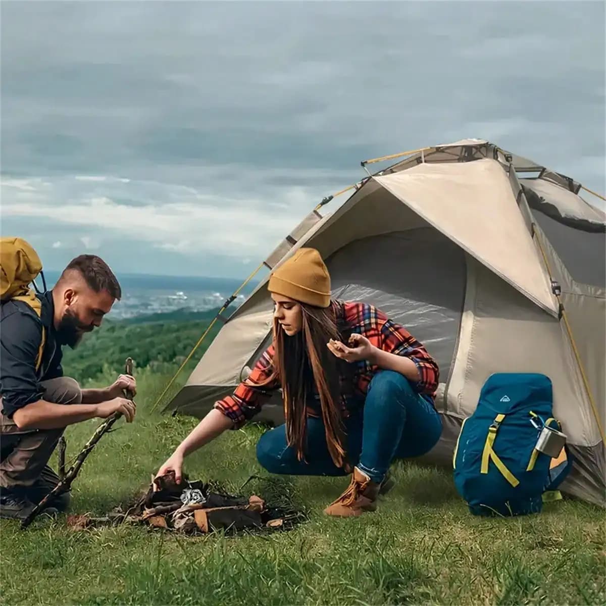 Automatic Quick-Opening Tent for Camping | Portable Family Tent - image 2