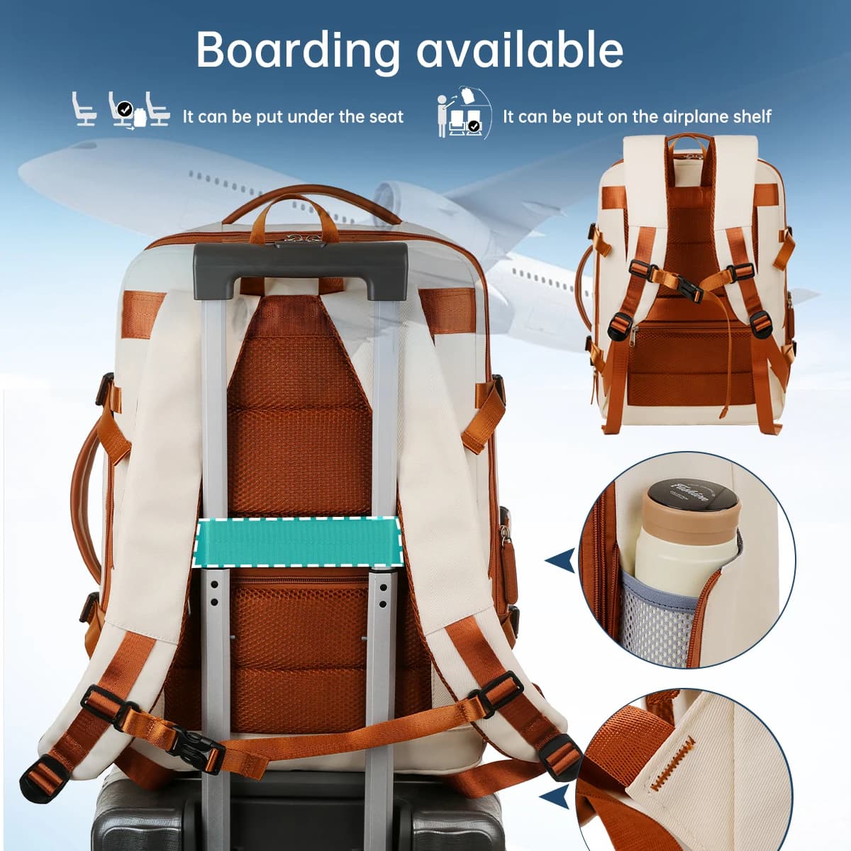 Unisex Computer Backpack - Outdoor Travel Bag - image 2