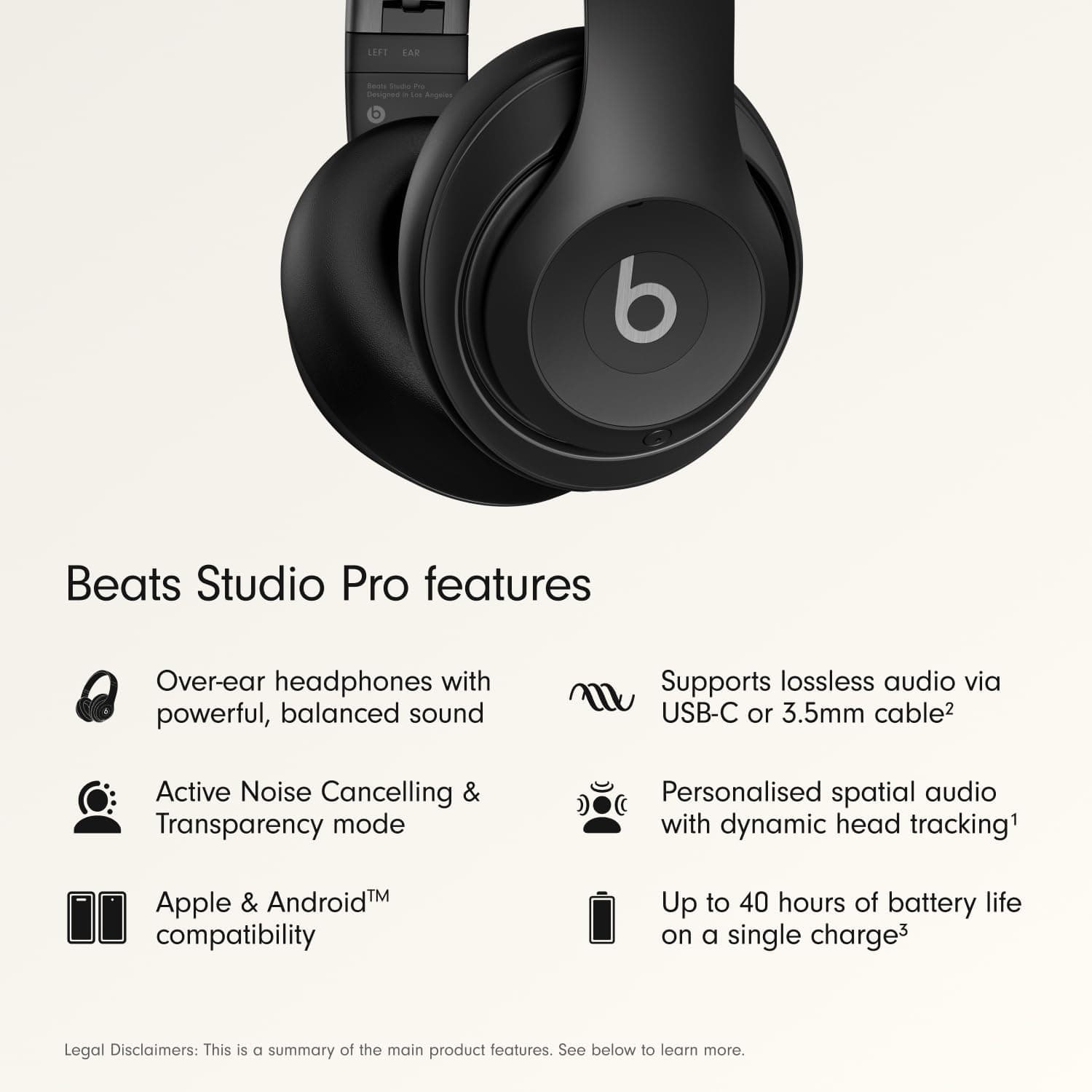 Beats Studio Pro: Premium Noise Cancelling Headphones - image 2