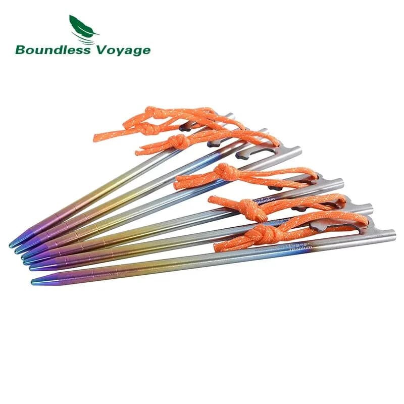 Boundless Voyage Heavy Duty Titanium Tent Stakes - image 4
