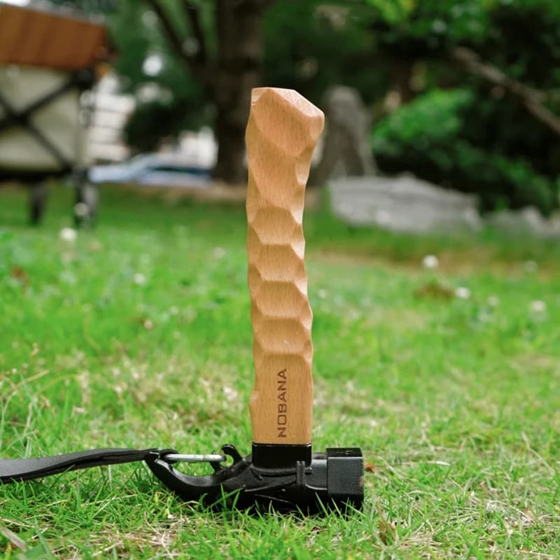 Camping Hammer - Stainless Steel Tool with Wooden Handle - image 5