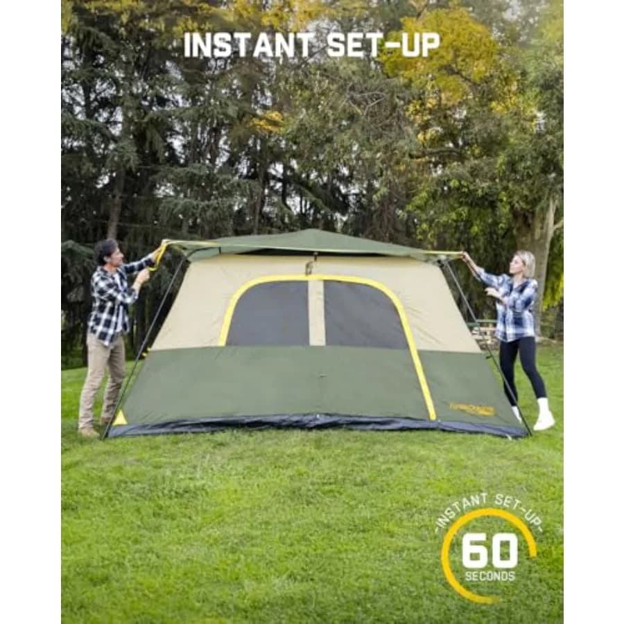 Camping Tent - 4-10 Person Instant Cabin Tent - image 2