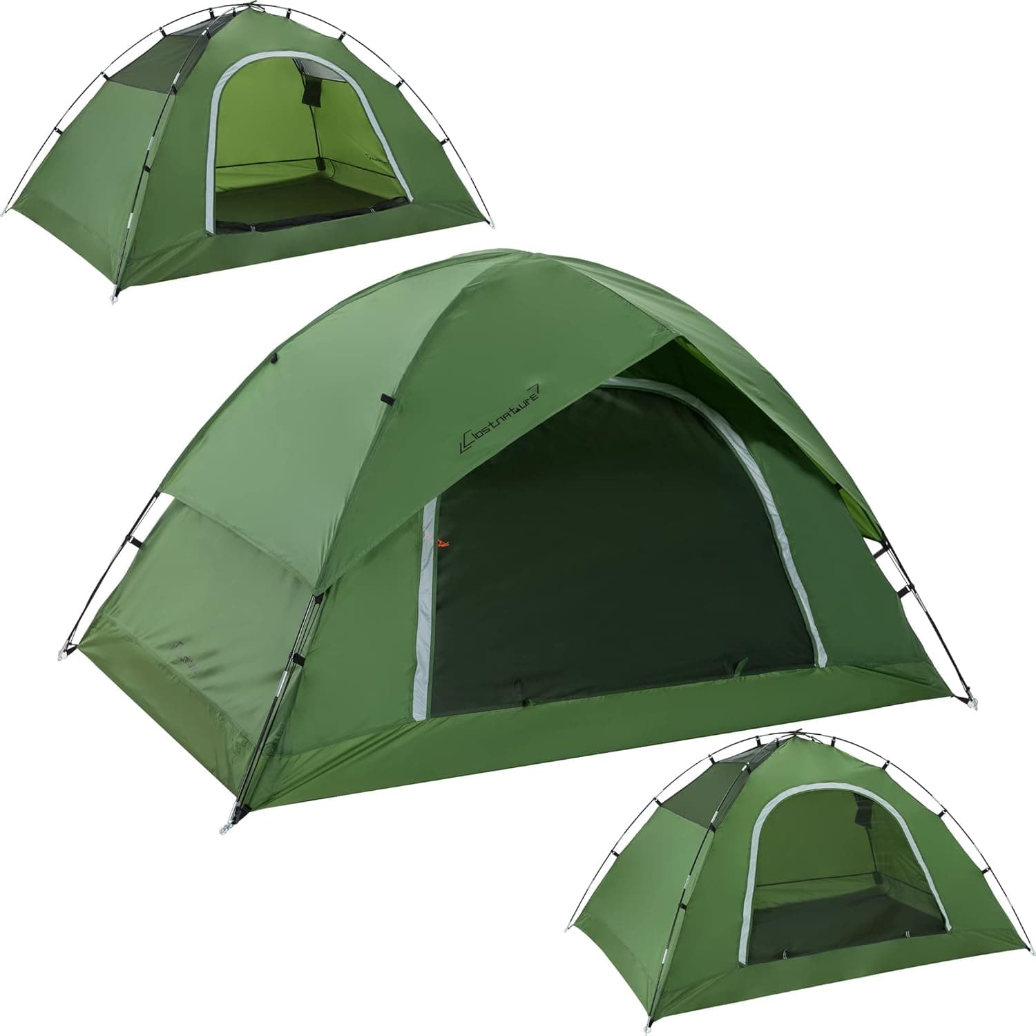 Compact and Waterproof Camping Tent for Two by Clostnature