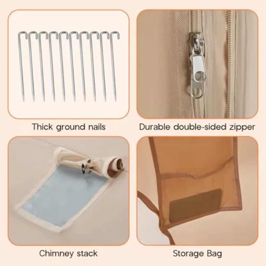 Canvas Bell Yurt Tent - Waterproof Family Camping Tent - image 5