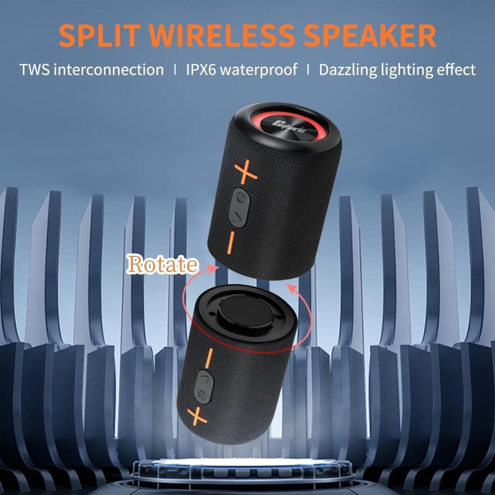 CYBORIS Portable Splittable Bluetooth Speaker - image 2
