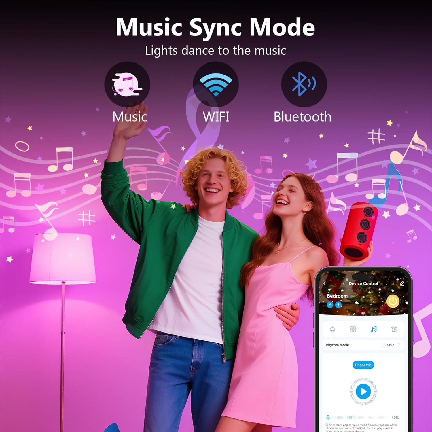 Versatile Smart Light Bulbs with Voice Control & Music Sync - image 3