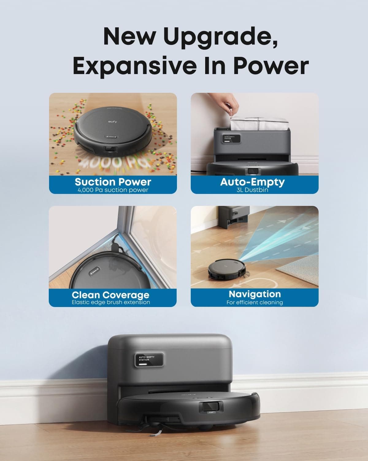 eufy C10 Self-Emptying Robot Vacuum: Smart Cleaning Made Easy - image 3