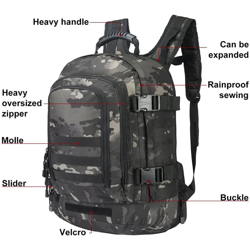 Extra Large 60L Military Tactical Backpack - image 2