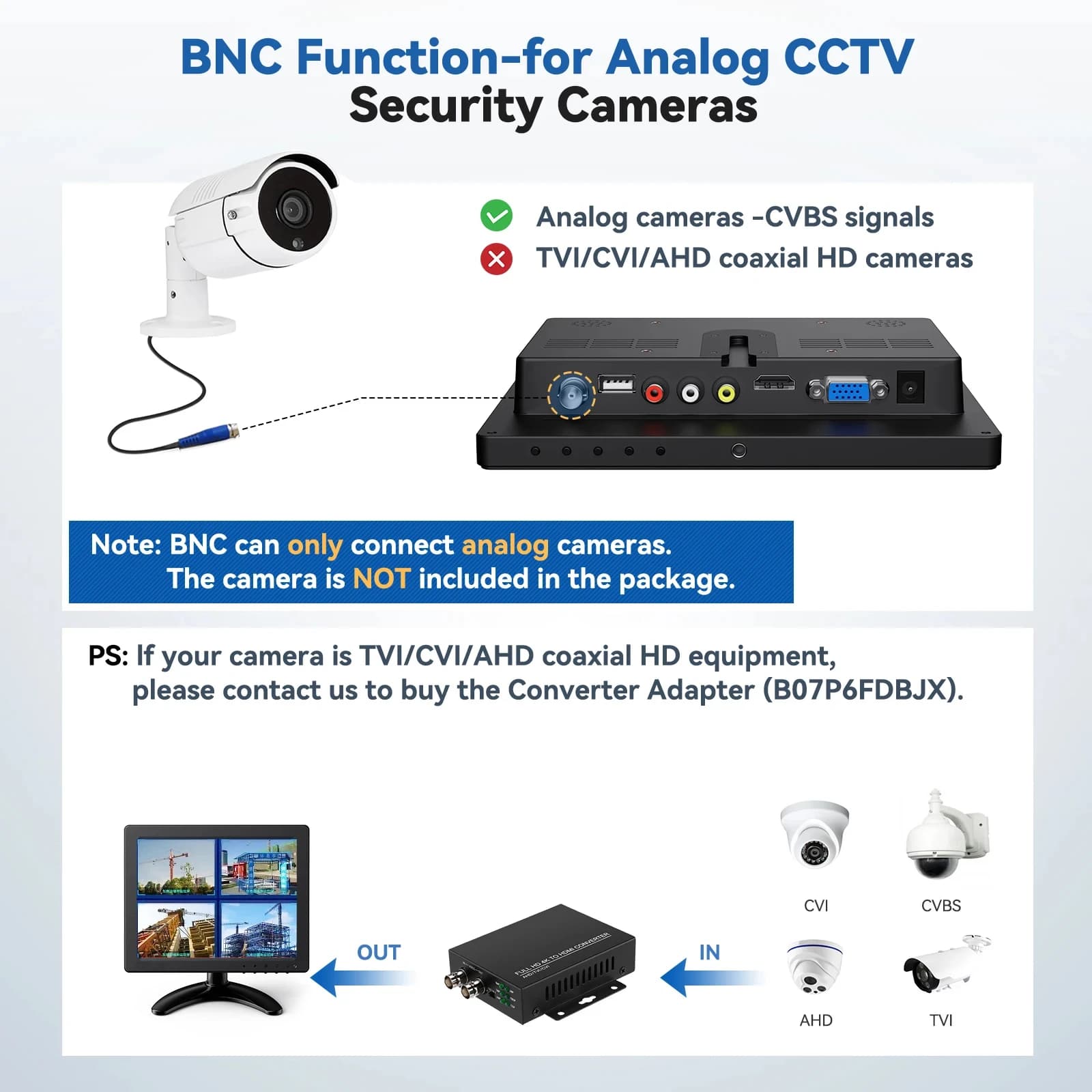 EYOYO Desktop Monitor with Remote Control & Speaker - image 3