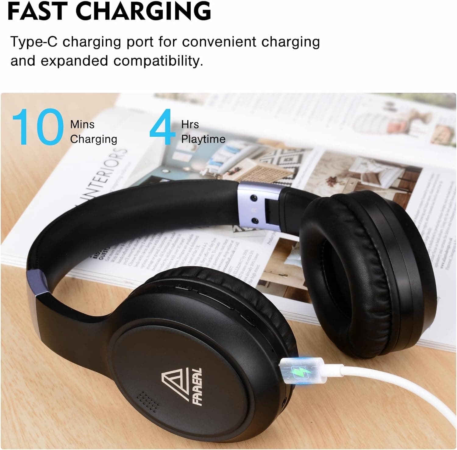 FAAEAL Bluetooth Noise-Canceling Headphones Over Ear - image 2