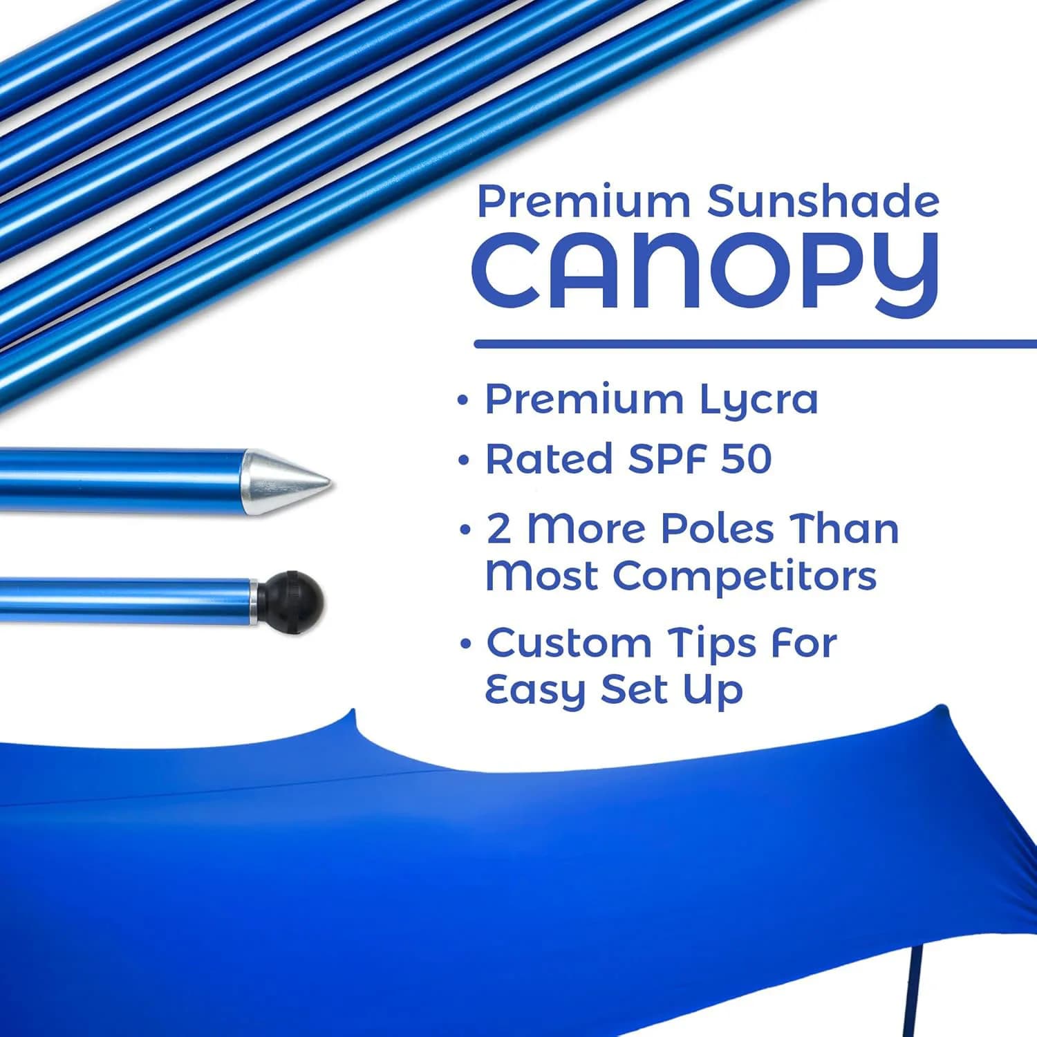 Family Beach Tent & Sunshade - Portable UPF50 Shelter - image 4