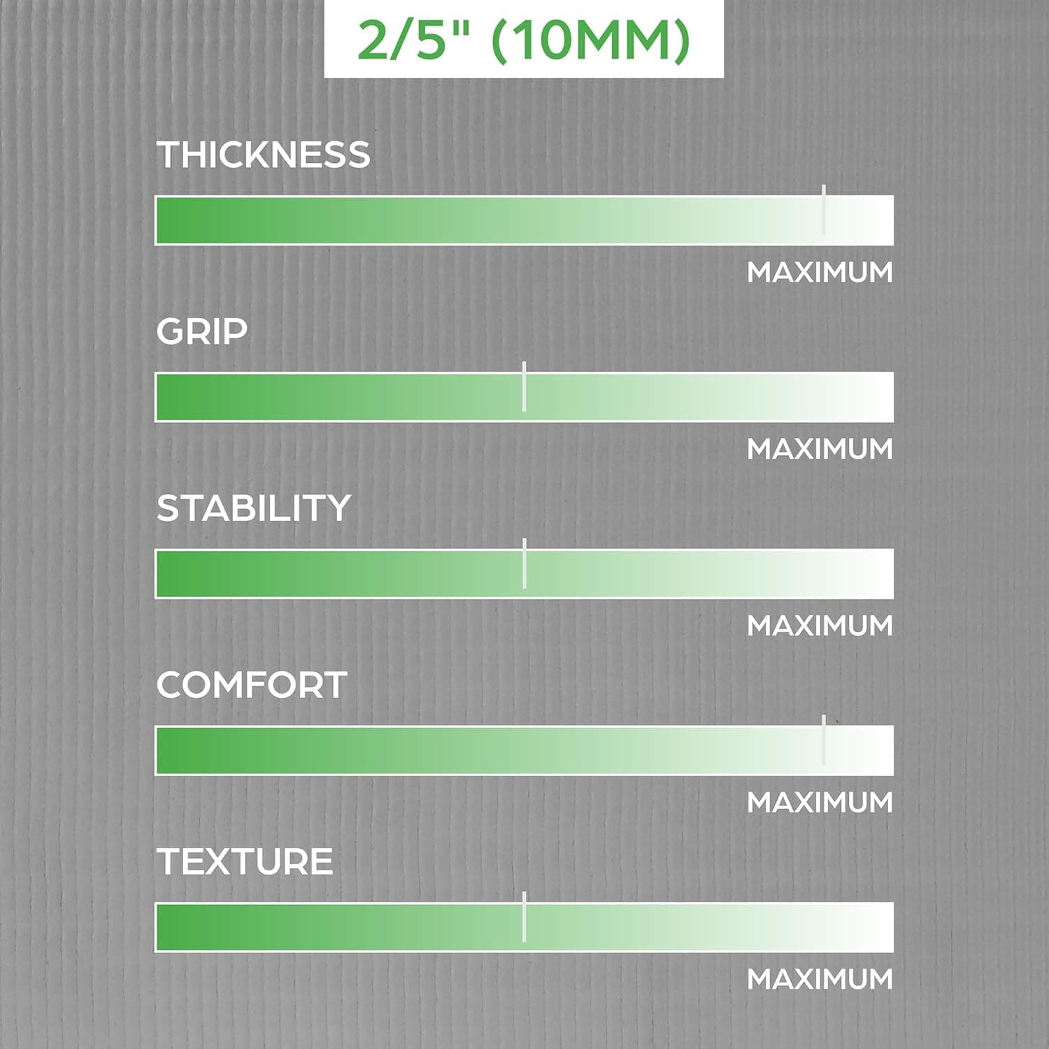 Gaiam Extra-Thick 10mm Yoga Mat with Carrying Strap - image 5