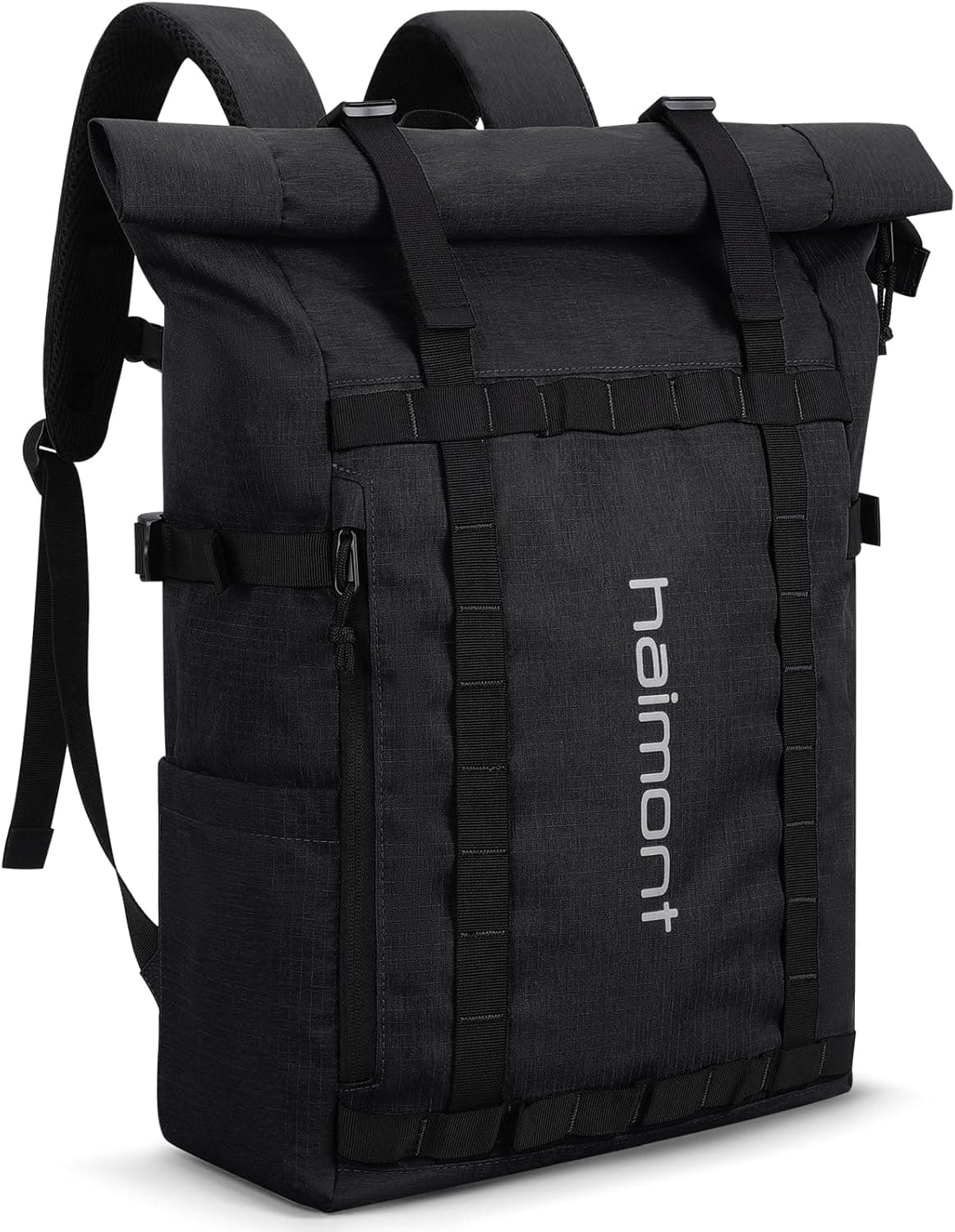 Haimont Rolltop Backpack - Water Resistant Travel Backpack