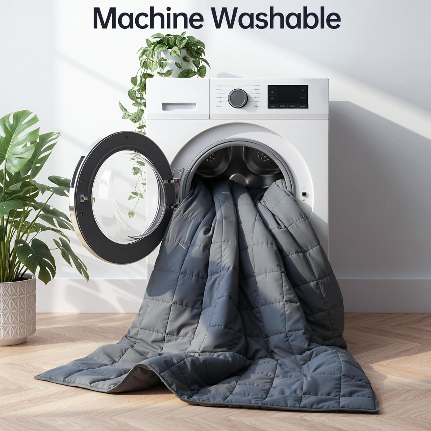 HCOIW 20lbs Weighted Blanket - Queen Size for Ultimate Comfort - image 3