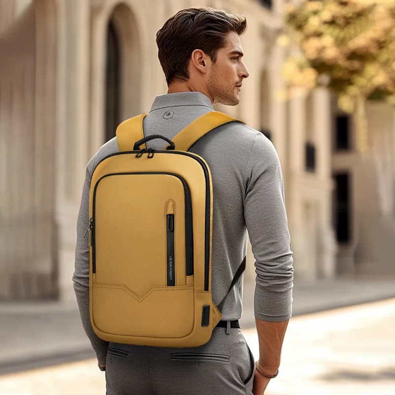 Heroic Knight Multifunctional Slim Laptop Backpack - image 4