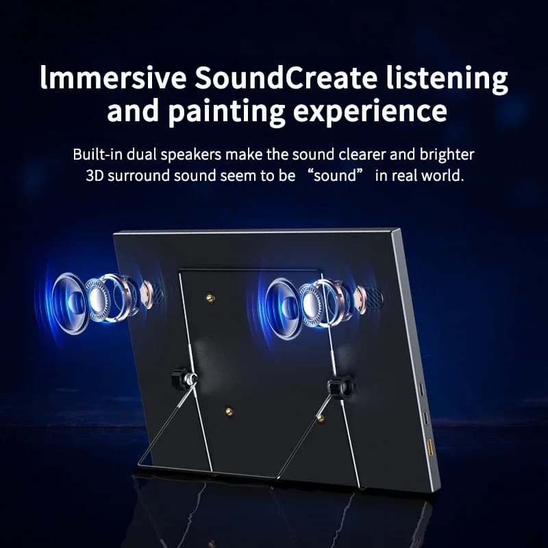 HGFRTEE Portable Monitor - 10.5 Inch 1280P Display - image 3