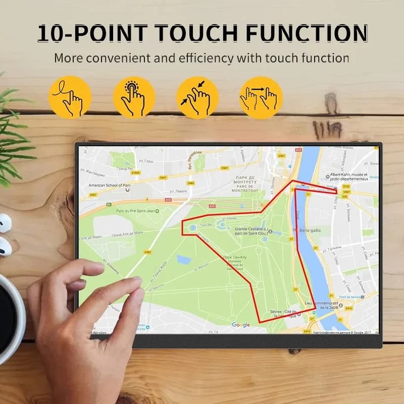 HGFRTEE 16inch Touch Portable Monitor – Enhance Your Workspace - image 4