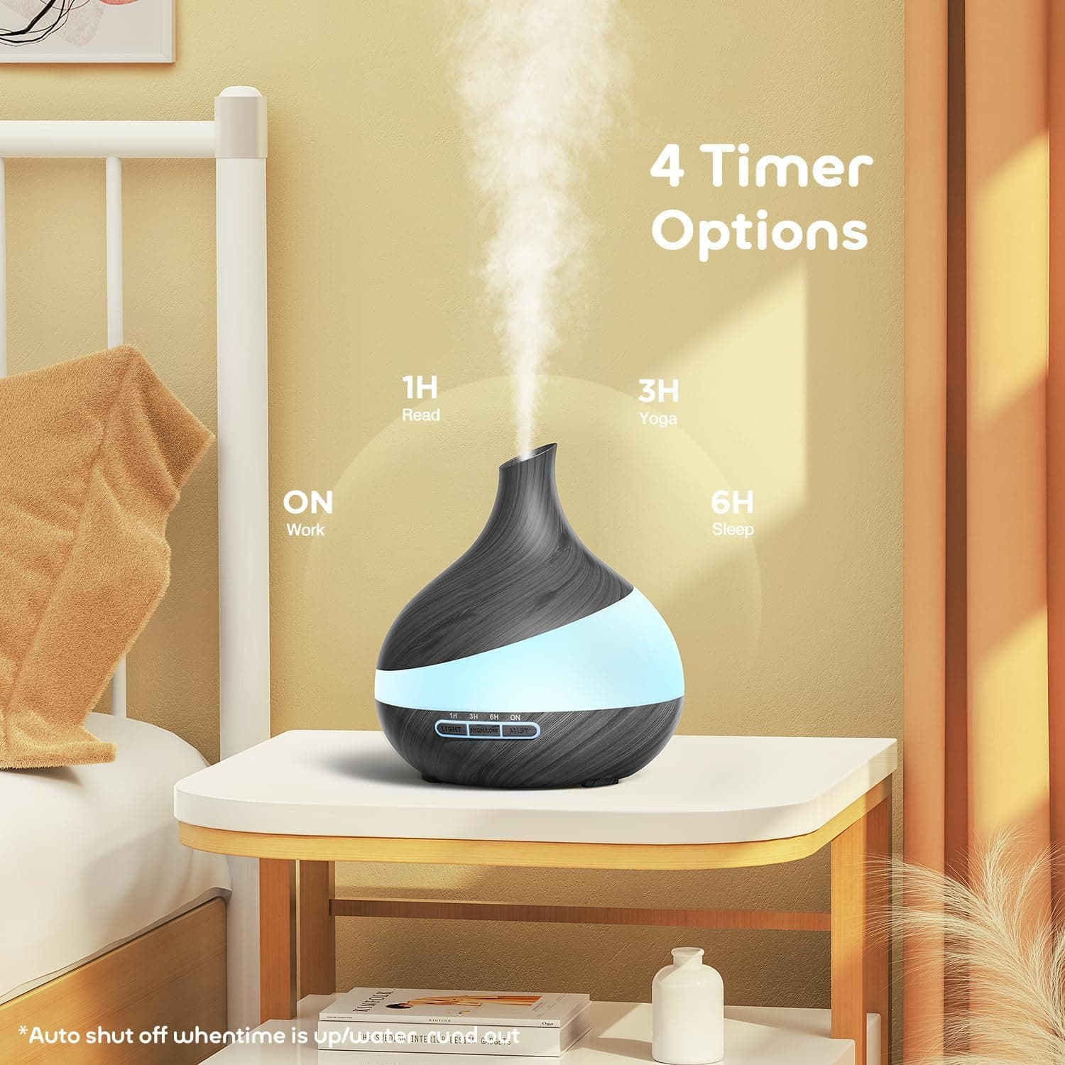 HJTHJT 500ML Essential Oil Diffuser with Remote Control – Perfect for Relaxation - image 5