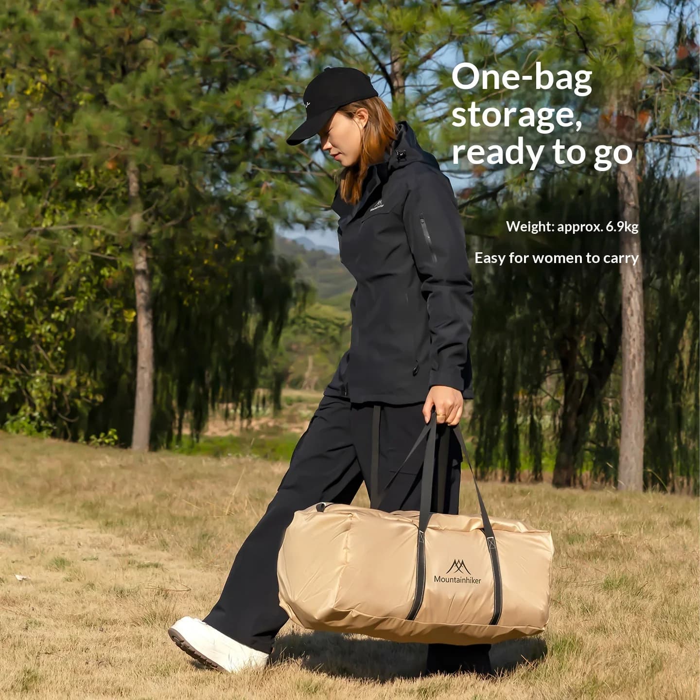 Inflatable Camping Tent - Family Dome Tent for 4-6 People - image 5