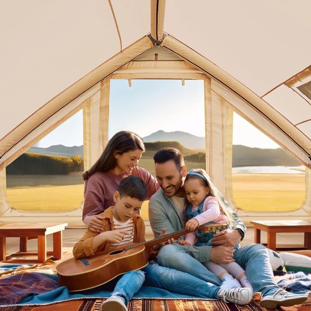 Inflatable Camping Tent - Waterproof Air Tent for Families - image 2