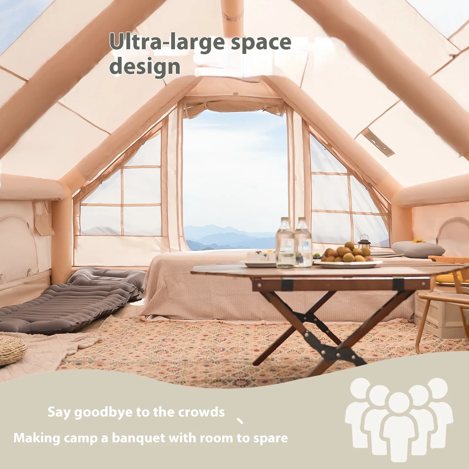 Luxury Inflatable Camping Tent for Families - image 4