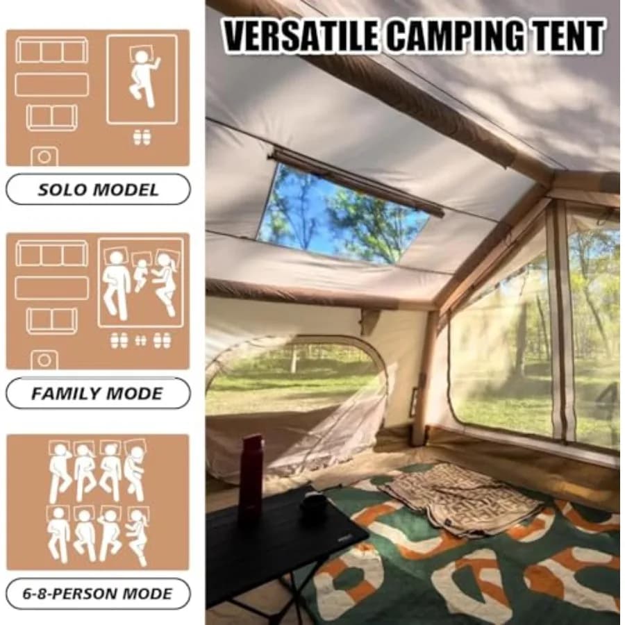 Large Inflatable Camping Tent by Unbranded - image 4