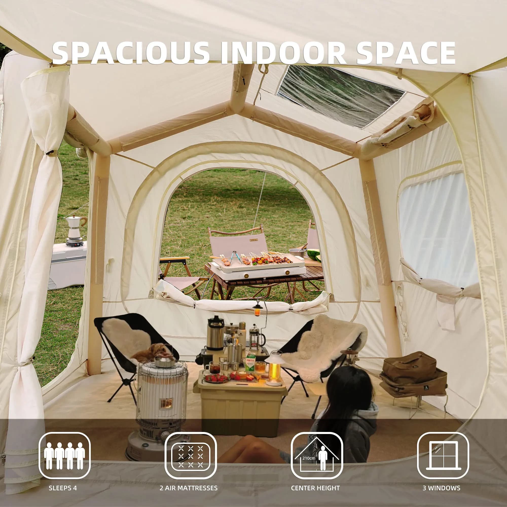 Inflatable Camping Tent - Easy Setup SUV Tent - image 2