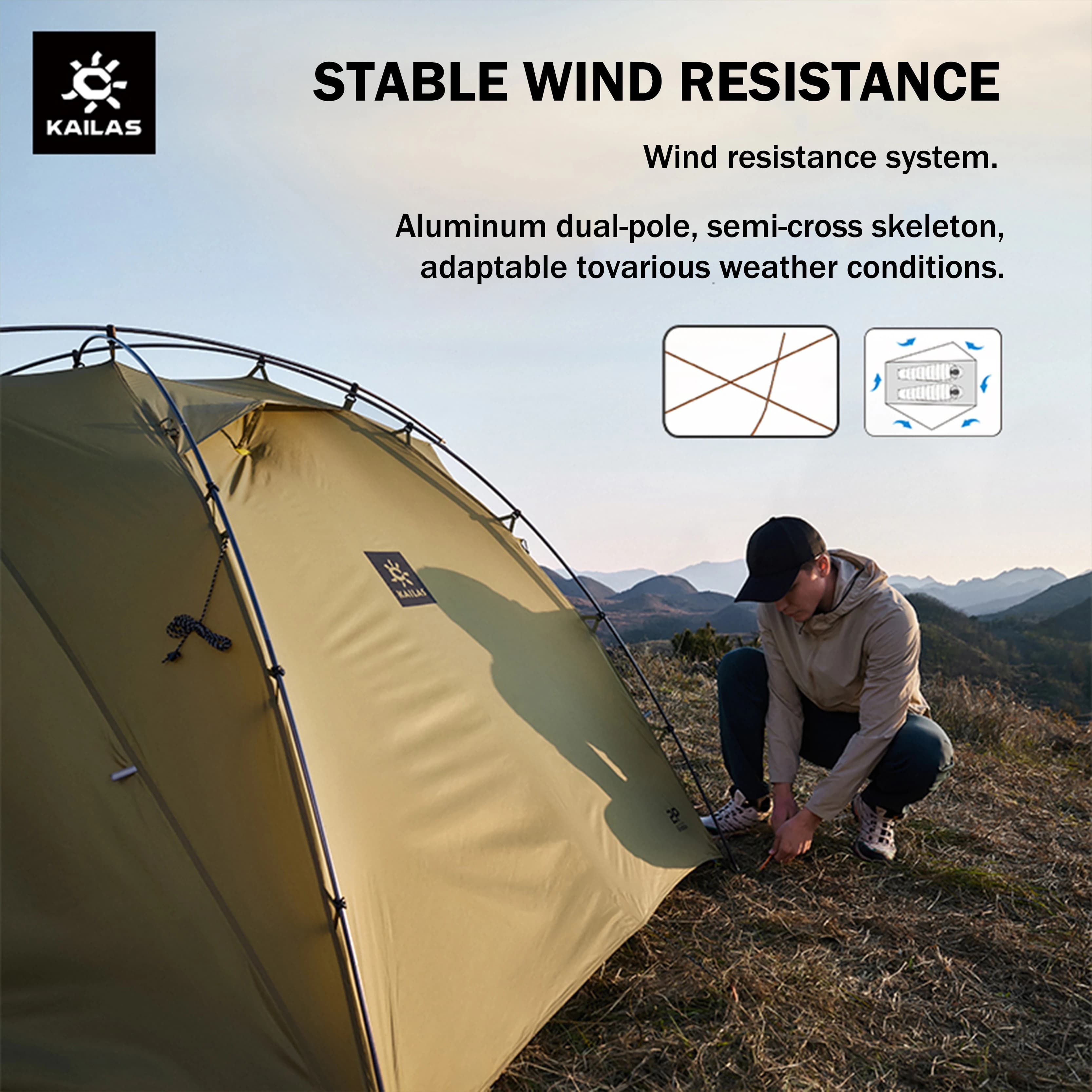 KAILAS STRATUS Ultralight Backpacking Tent - Premium 2 Person - image 4