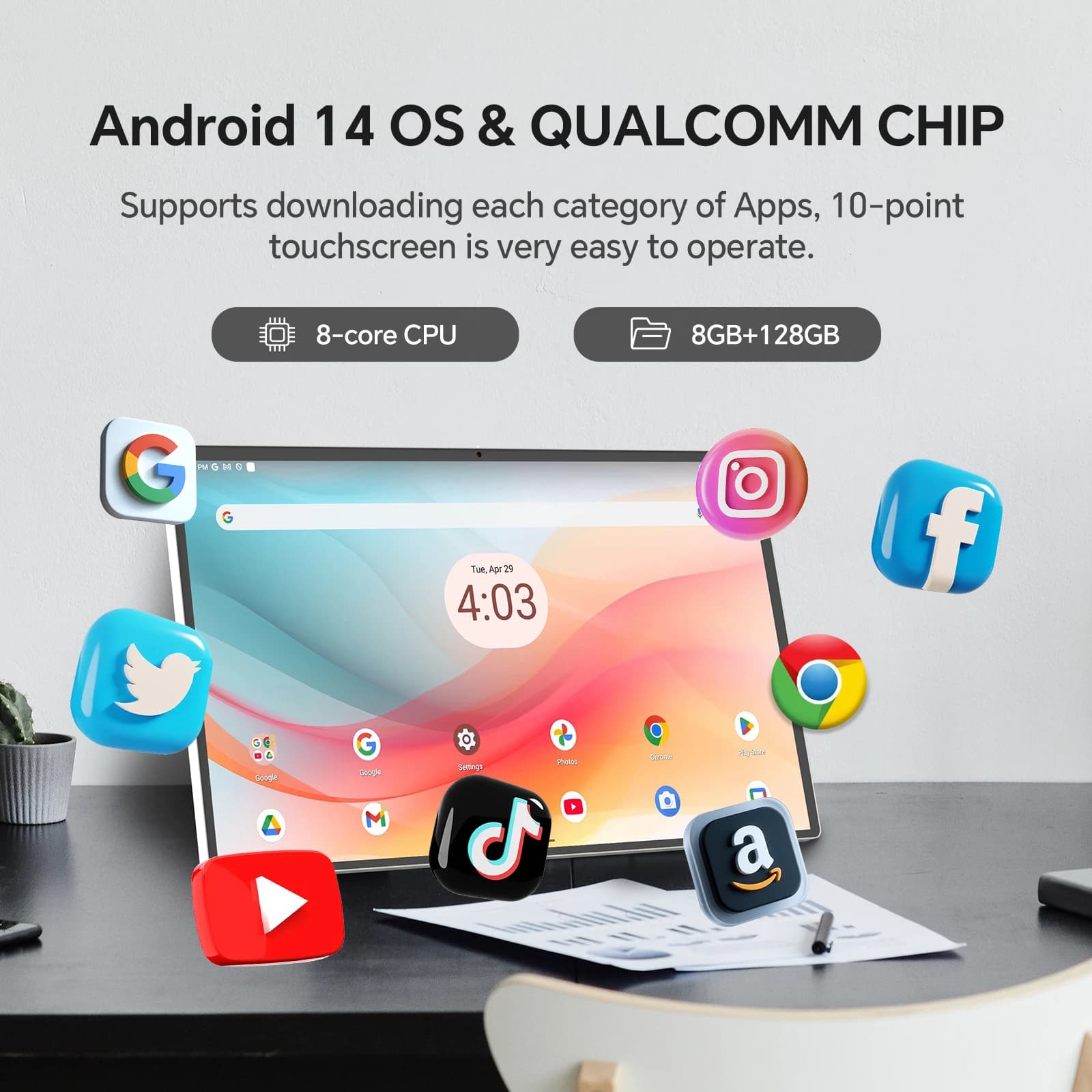 KTC 25 Inch MegPad Portable TV Touchscreen Monitor - image 2