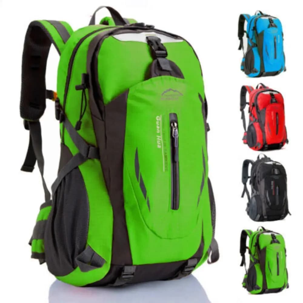 Durable Nylon Large Waterproof Backpack for Hiking