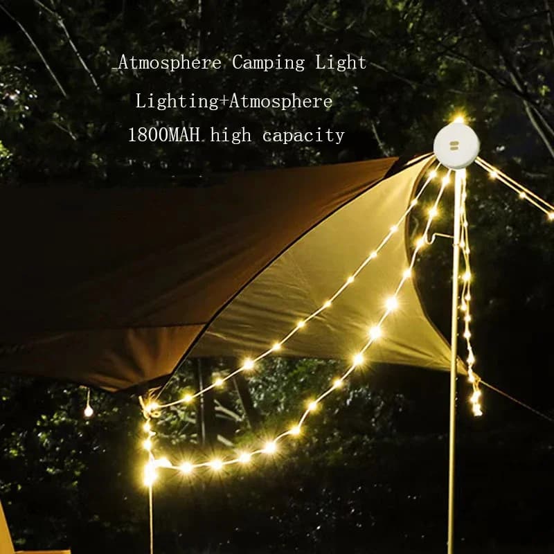 LED Reel String Lights - Ideal for Camping & Garden - image 2
