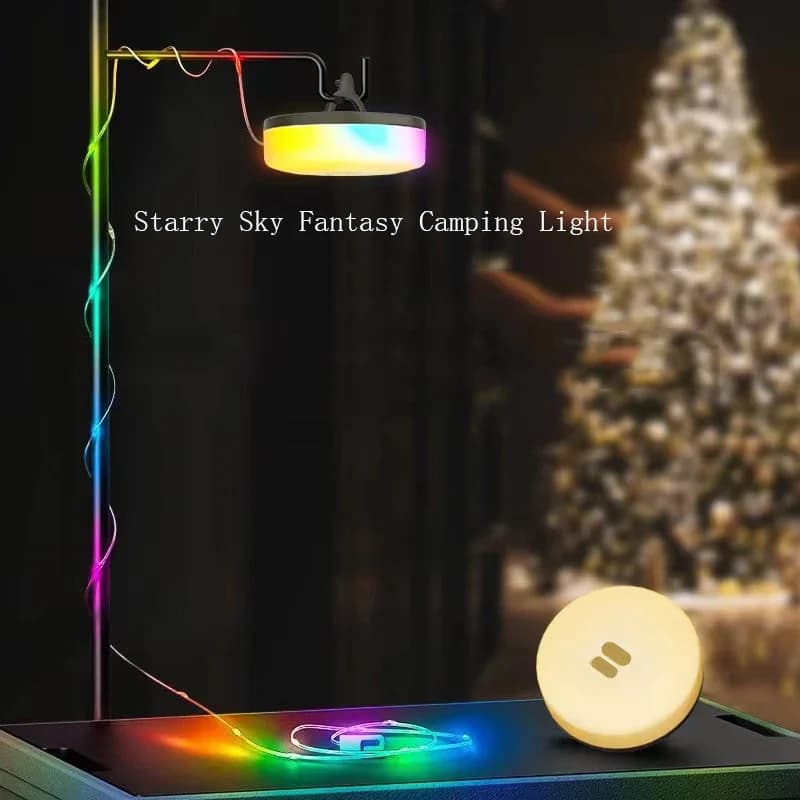 LED Reel String Lights - Ideal for Camping & Garden - image 4