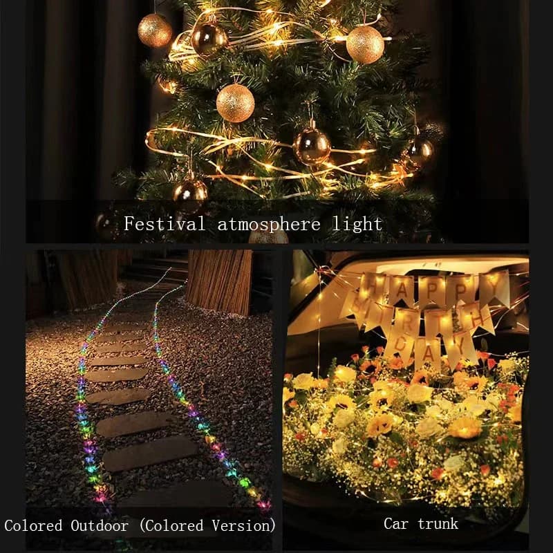 LED Reel String Lights - Ideal for Camping & Garden - image 5