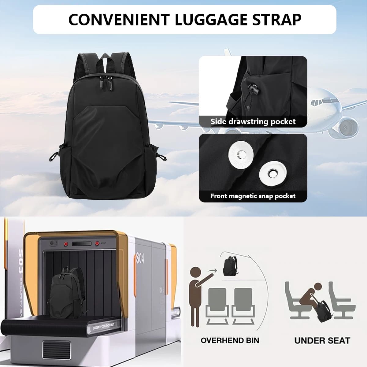Lightweight Mini Backpack for Men - Versatile Travel Gear - image 3