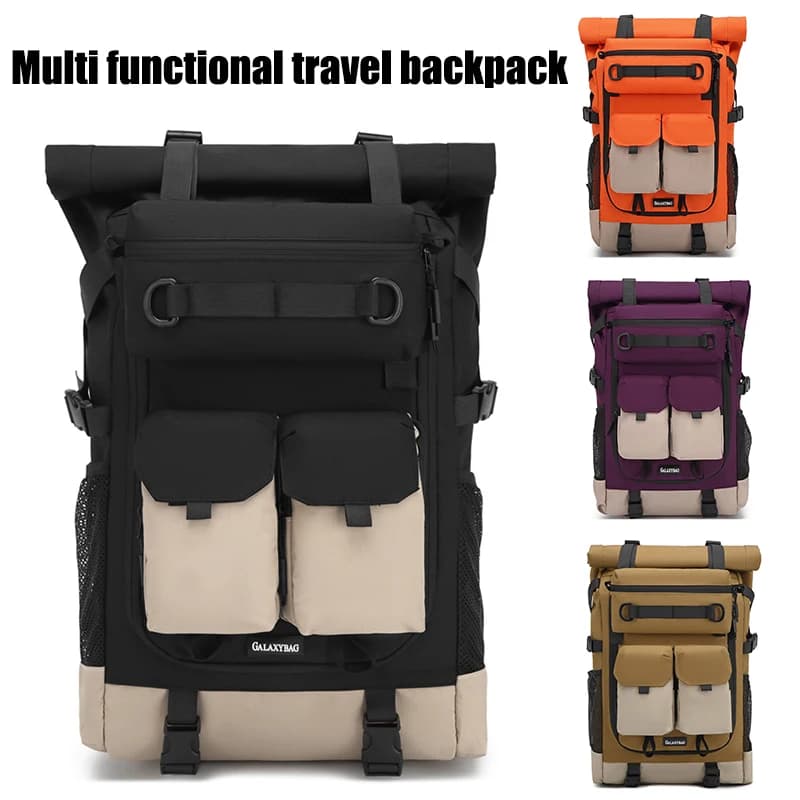 Men's Large-Capacity Outdoor Hiking Backpack