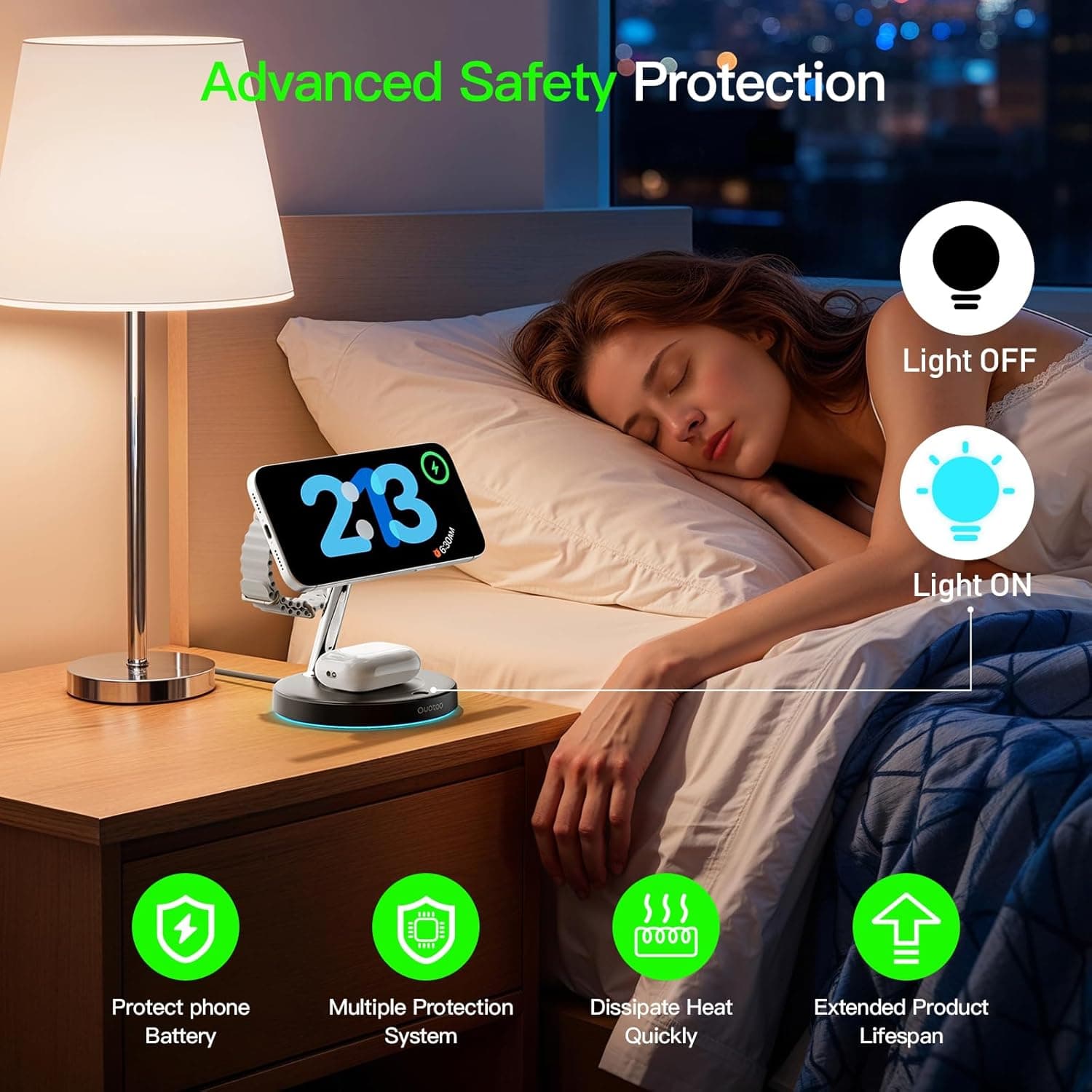 Ouotoo 3-in-1 Magnetic Charging Station for Apple Devices - image 5