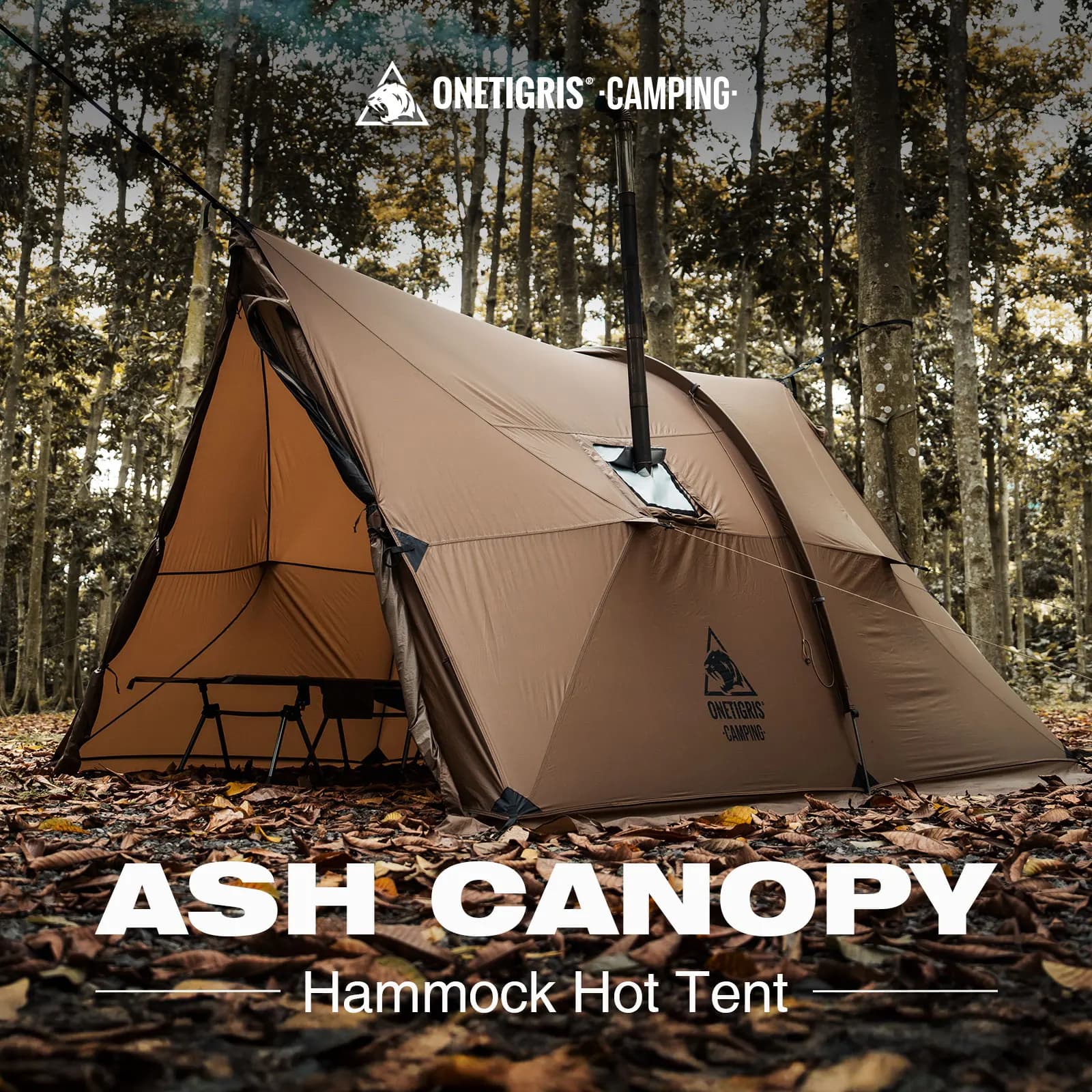 Onetigris ASH Hammock Canopy - 4 Person Camping Tent