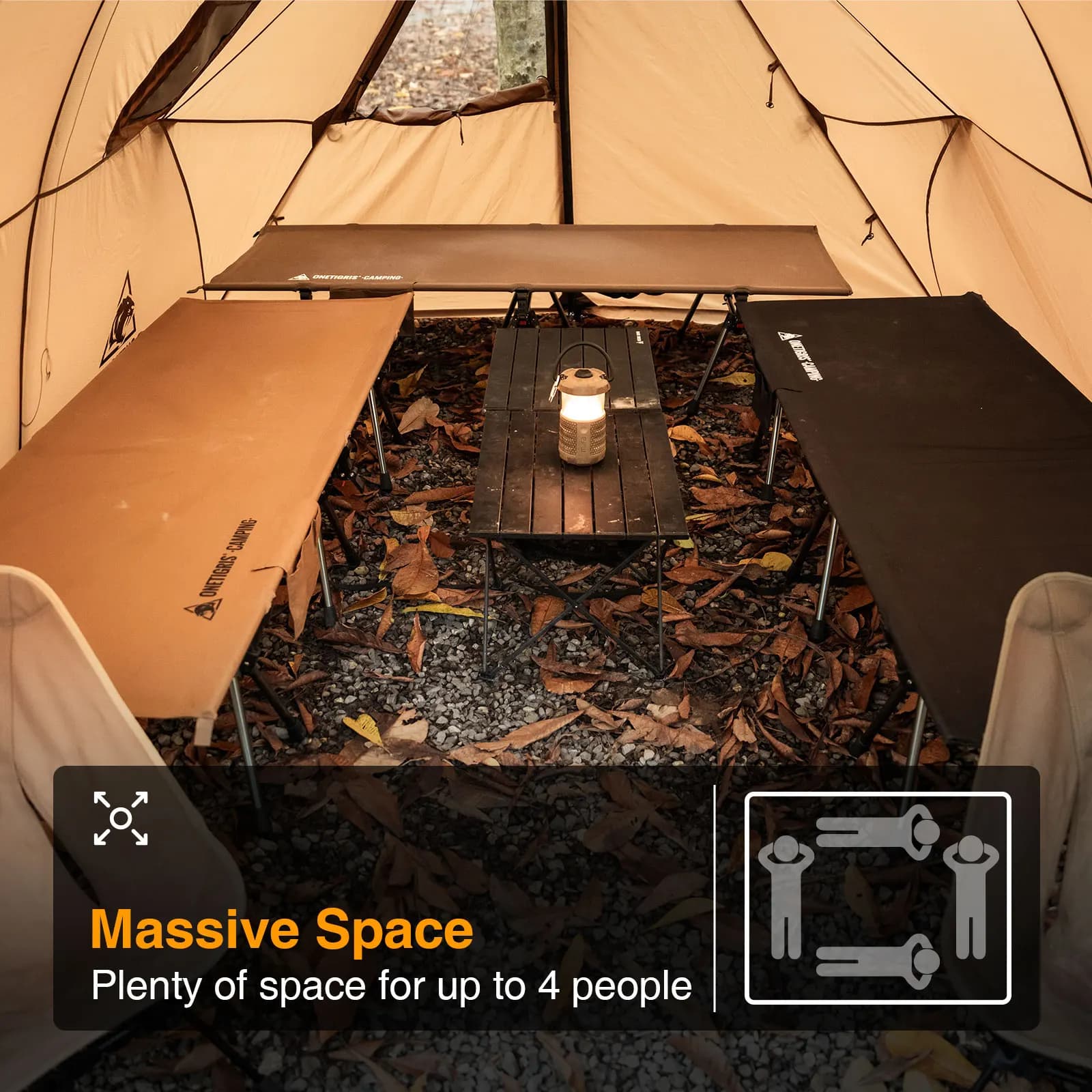 Onetigris ASH Hammock Canopy - 4 Person Camping Tent - image 5