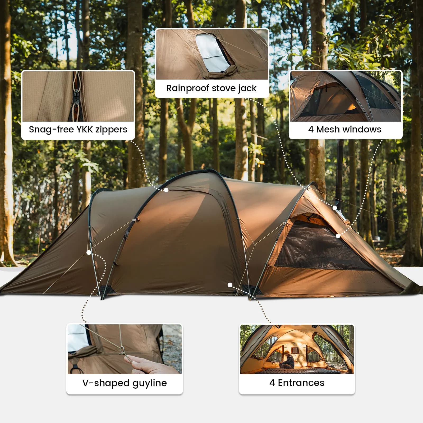 OneTigris Orbitis Tunnel Tent - Best Camping Tent - image 3
